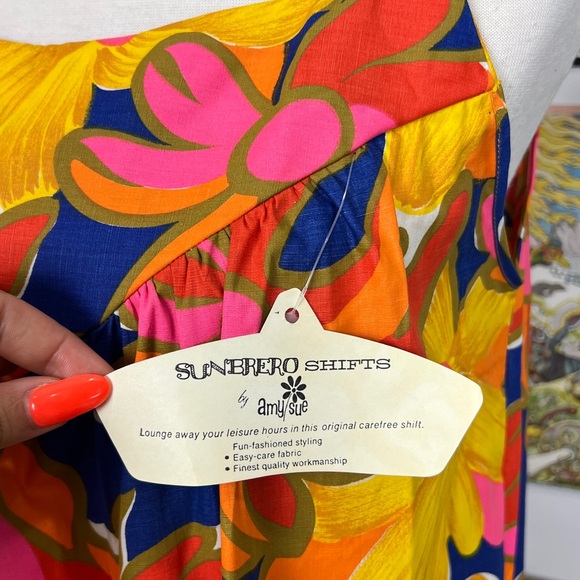 NEW Vintage Floral Slip Dress - Picture 6 of 8